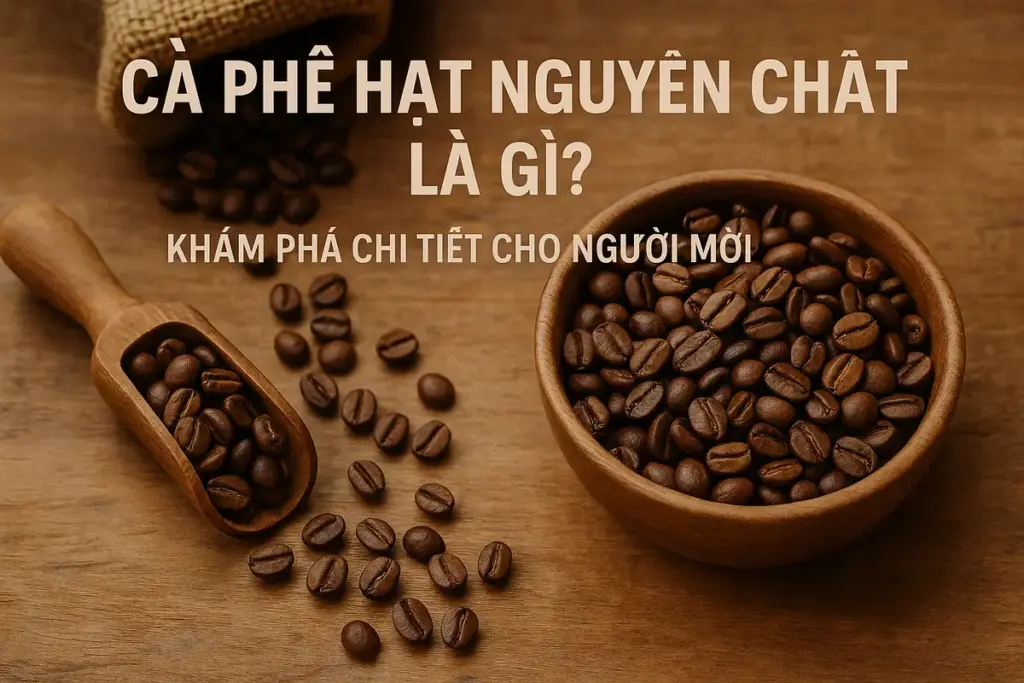 Cà phê hạt nguyên chất là gì? Khám phá chi tiết cho người mới