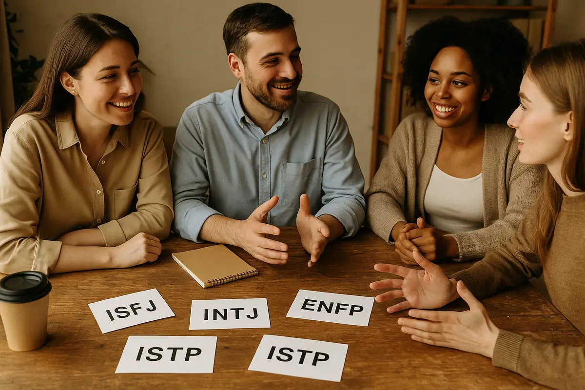 Nhóm nhân viên sử dụng MBTI trong xây dựng đội nhóm